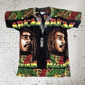 Bob Marley Size XL Lightweight Pullover Beach Cover Up Rasta Jamaica